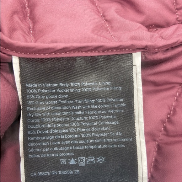 Lululemon LW4BELS Women's Plumful Full Zip Pack It Down Puffer Vest Sz 4 - Picture 6 of 6